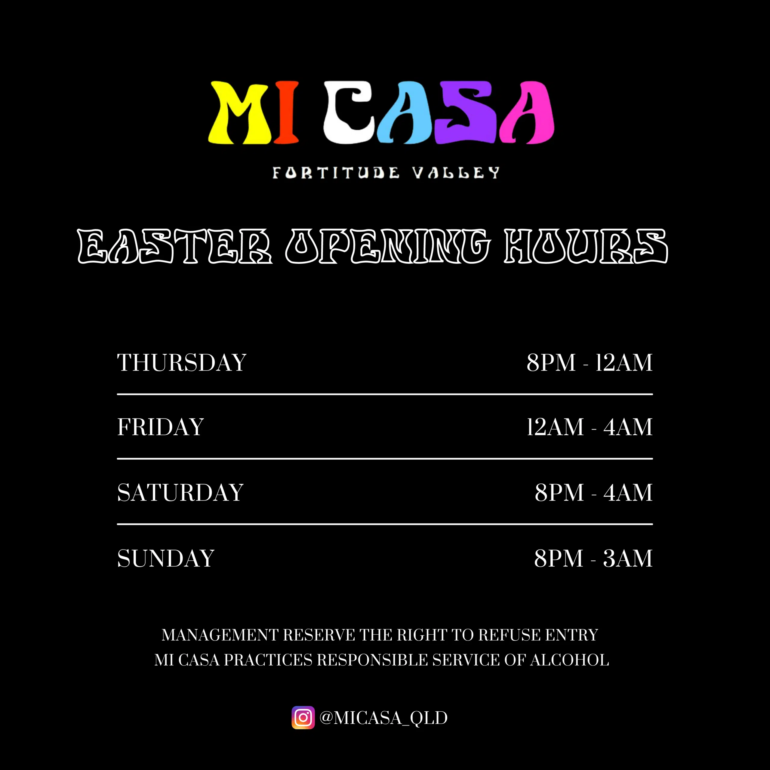 Easter holidays
